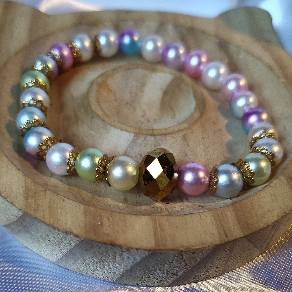 Multicolor Pearl Bracelet